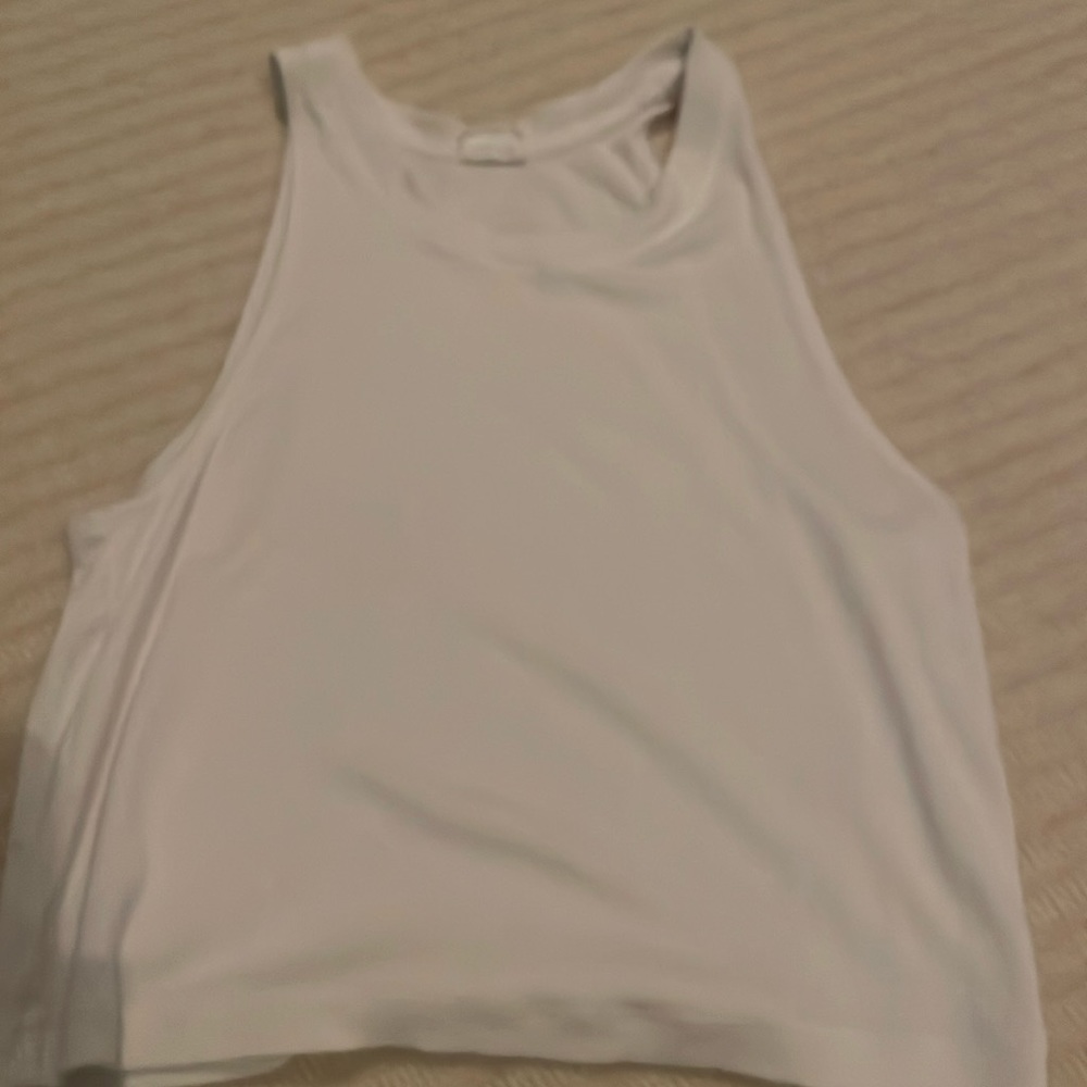 White tank top
